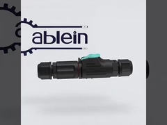 LP12 Kunststof meeraderige waterdichte connector Industriële sensor IP68 Mannelijke/vrouwelijke luchtvaartstekker