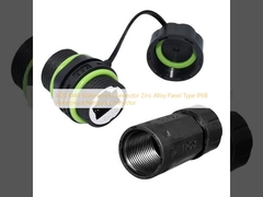 M20 RJ45 waterdicht aansluiting Zinklegeringspaneel Type IP68 Waterdicht netwerk aansluiting