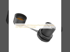 3 Core Male Pin M16 Waterdicht Panel Mount Connector IP67 Nylon Material Controller