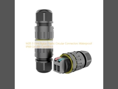 M20 3 Core Nylon Plastic Circular Connectors Waterdicht IP68 Circular Connector