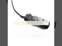 Panel Mount USB RJ45 Waterdicht Connector Socket Of Network Crystal Equipment System