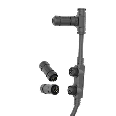 Push Locking M16 waterdicht mannelijk vrouwelijk connector Parallel Street Light Module