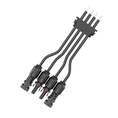 PA66 Nylon IP68 waterdicht MC4 zonne-energie fotovoltaïsche connector met 300V hoge spanning fusie bescherming